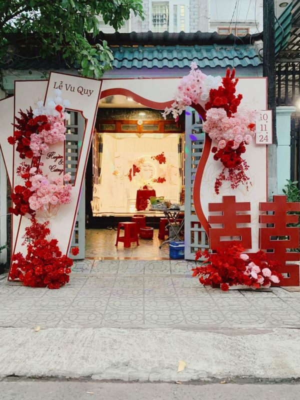 cổng hoa cưới đẹp