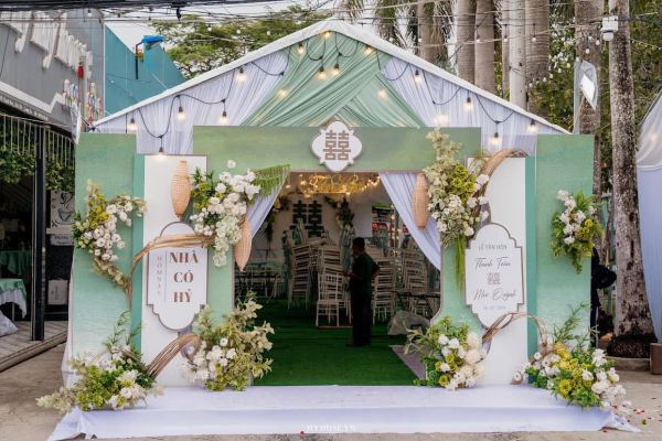 cổng hoa cưới đẹp