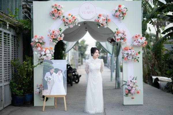 cổng hoa cưới đẹp sang trọng