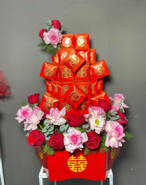 mâm quả cưới hỏi đẹp