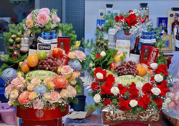 mâm quả cưới hỏi