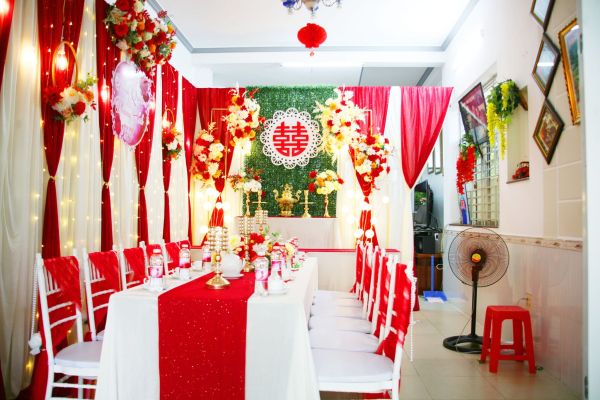 trang trí gia tiên đẹp