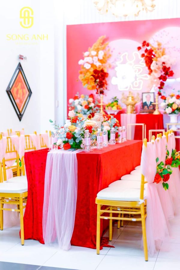 trang trí gia tiên sang trọng