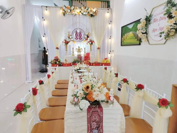 trang trí gia tiên đẹp