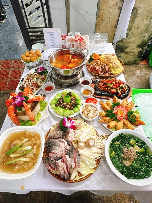 nấu tiệc tại nhà bình tân