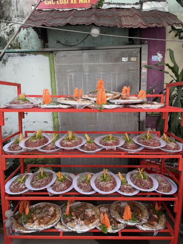 nấu tiệc tại nhà