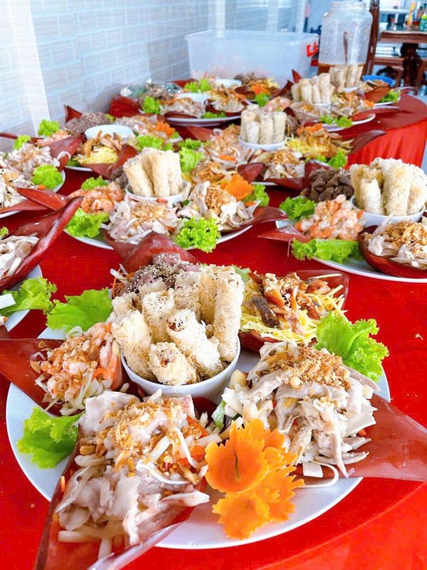nấu tiệc cưới tại nhà trọn gói